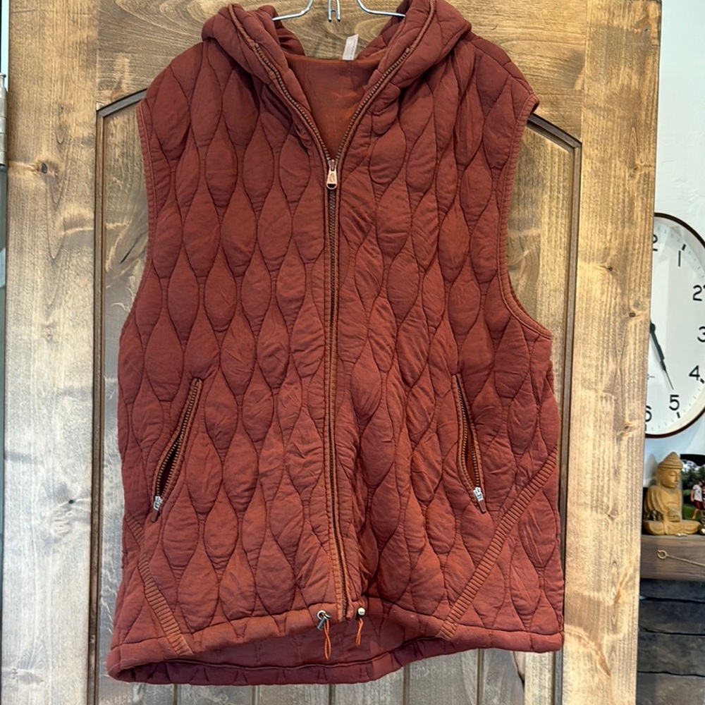 Free people Dream Quilted Rust Vest for Women
